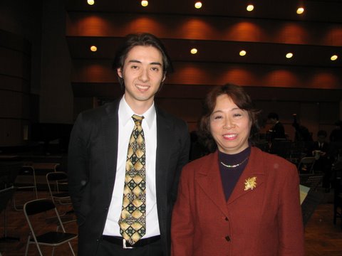 With my teacher Yoko Matsuo