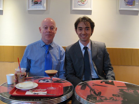 With composer Paul Hayes